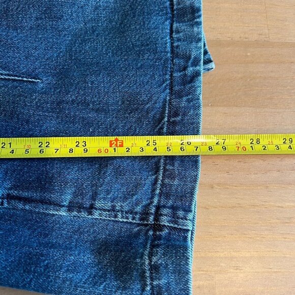 Boyish The Julian Blazer Xtra Small XS in LIKE CRAZY Cotton Denim Blue - Picture 8 of 9